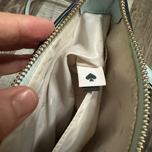 Kate spade light baby blue crossbody bag purse - Picture 5 of 14
